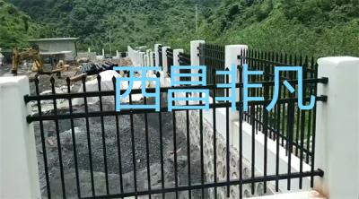 涼山彝族自治州西昌市布拖縣龍?zhí)舵?zhèn)污水處理廠烤漆圍欄