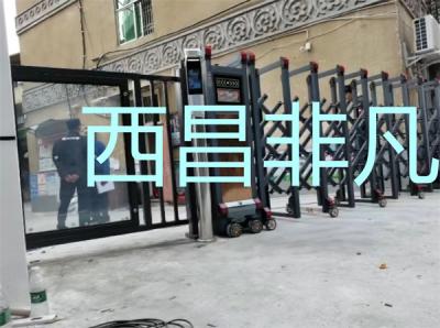 涼山彝族自治州西昌市涼山彝文編譯室電動(dòng)伸縮門人臉識(shí)別智能小門
